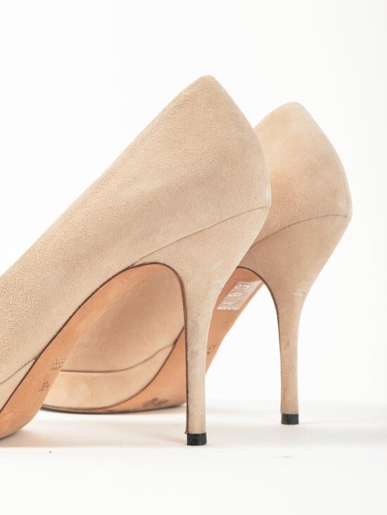 Gucci Sable Kid Scamosciato Platform Pumps - Picture 8 of 11